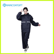 Waterproof Women′s Polyester Rainsuit Rvc-105